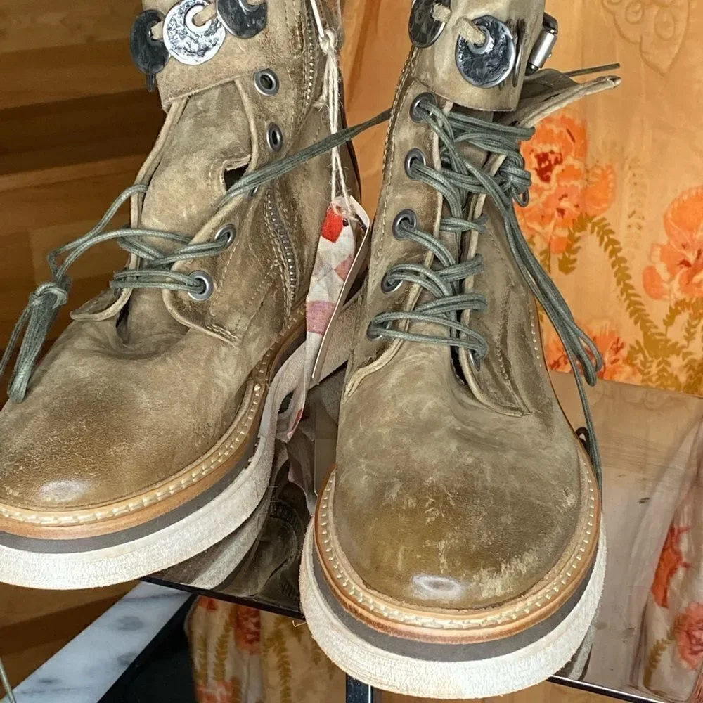 New A.S. 98 Lena Lace Up Ankle Boots